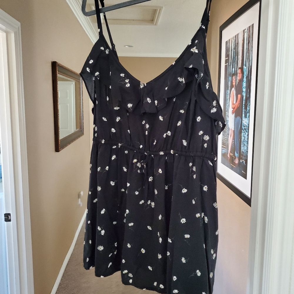 Floral babydoll shirt